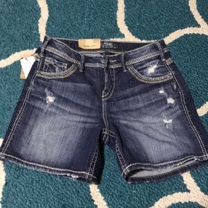 New Silver high rise shorts!